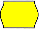CT8 Labels, 22 x 16mm, 1200 Labels per Roll, Yellow, 36 Roll Pack